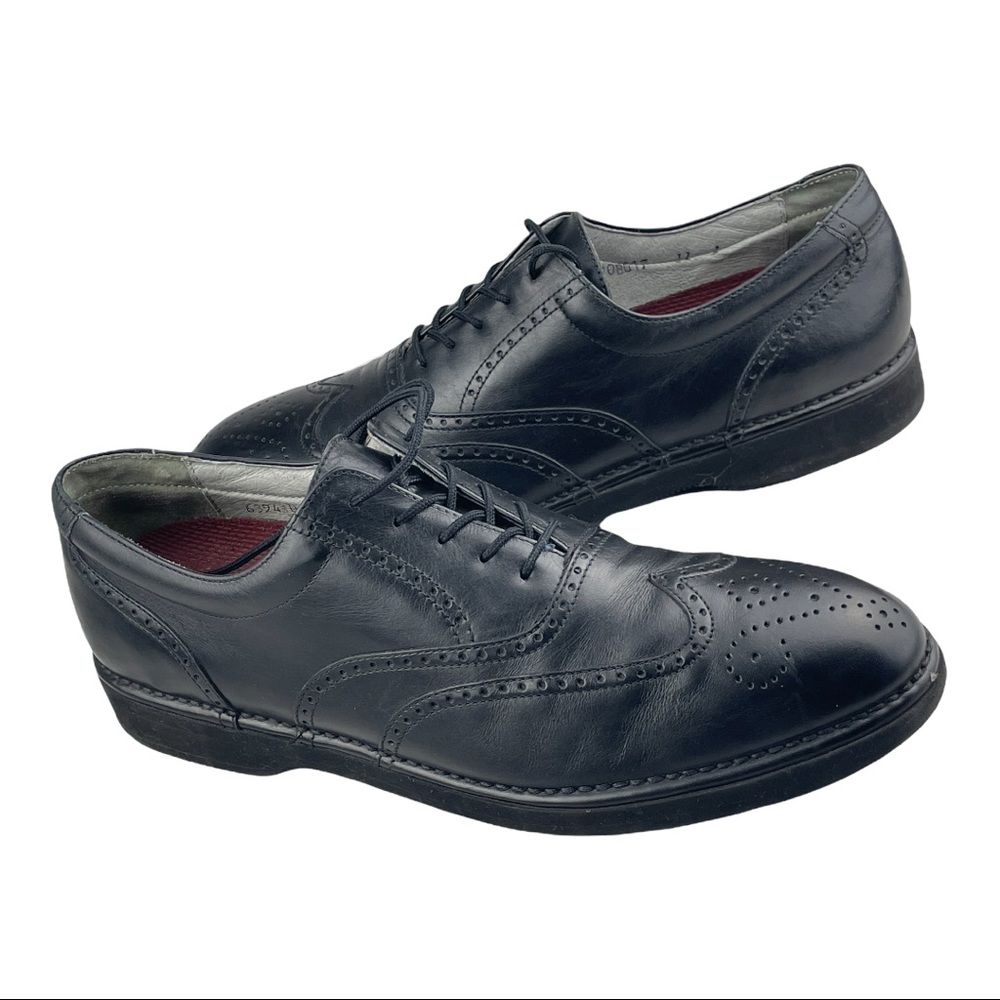 DresSports By Rockport Vibram Sole Black Oxford Shoe's Size 11 Men's